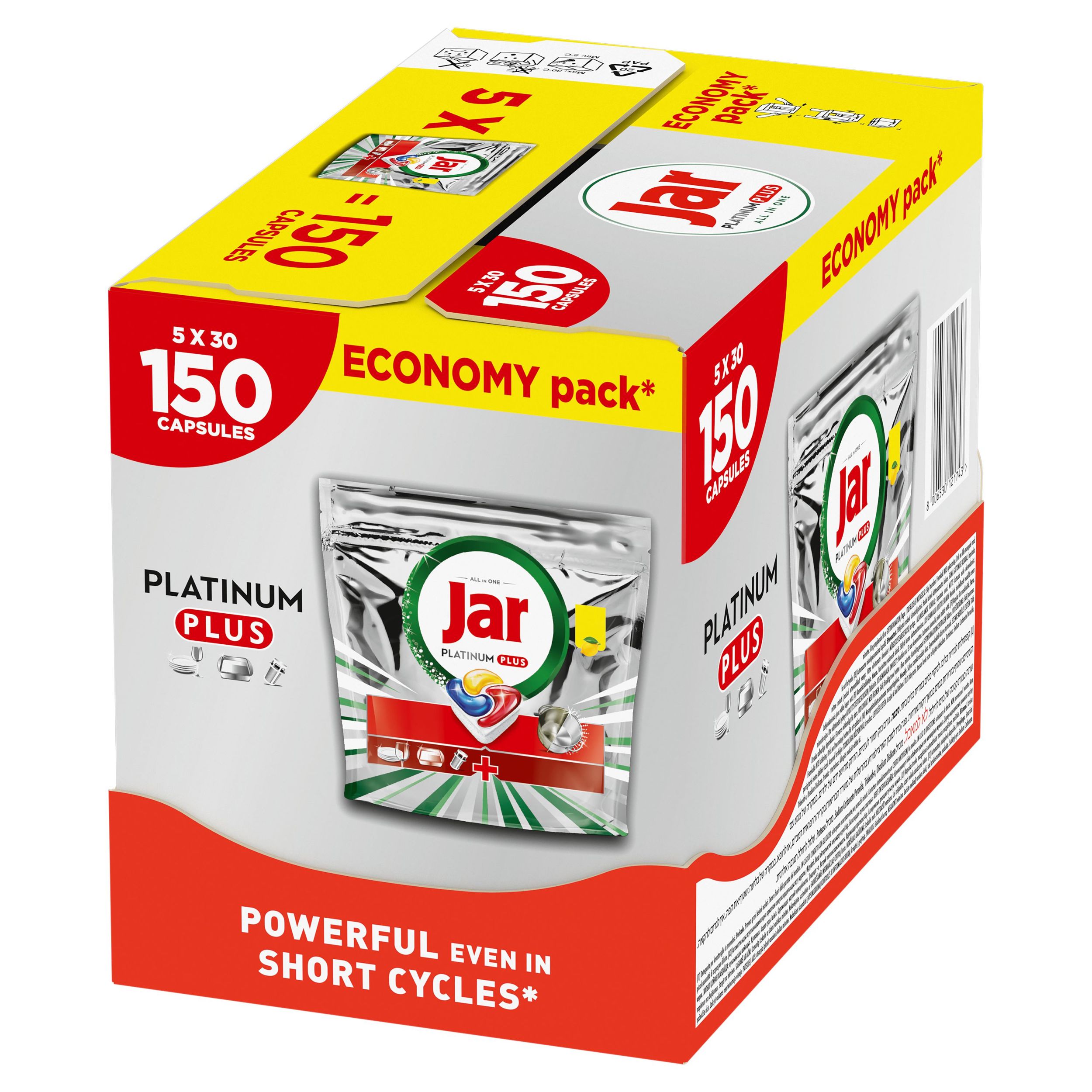 Jar Platinum Plus Kapsle Lemon 150kusů