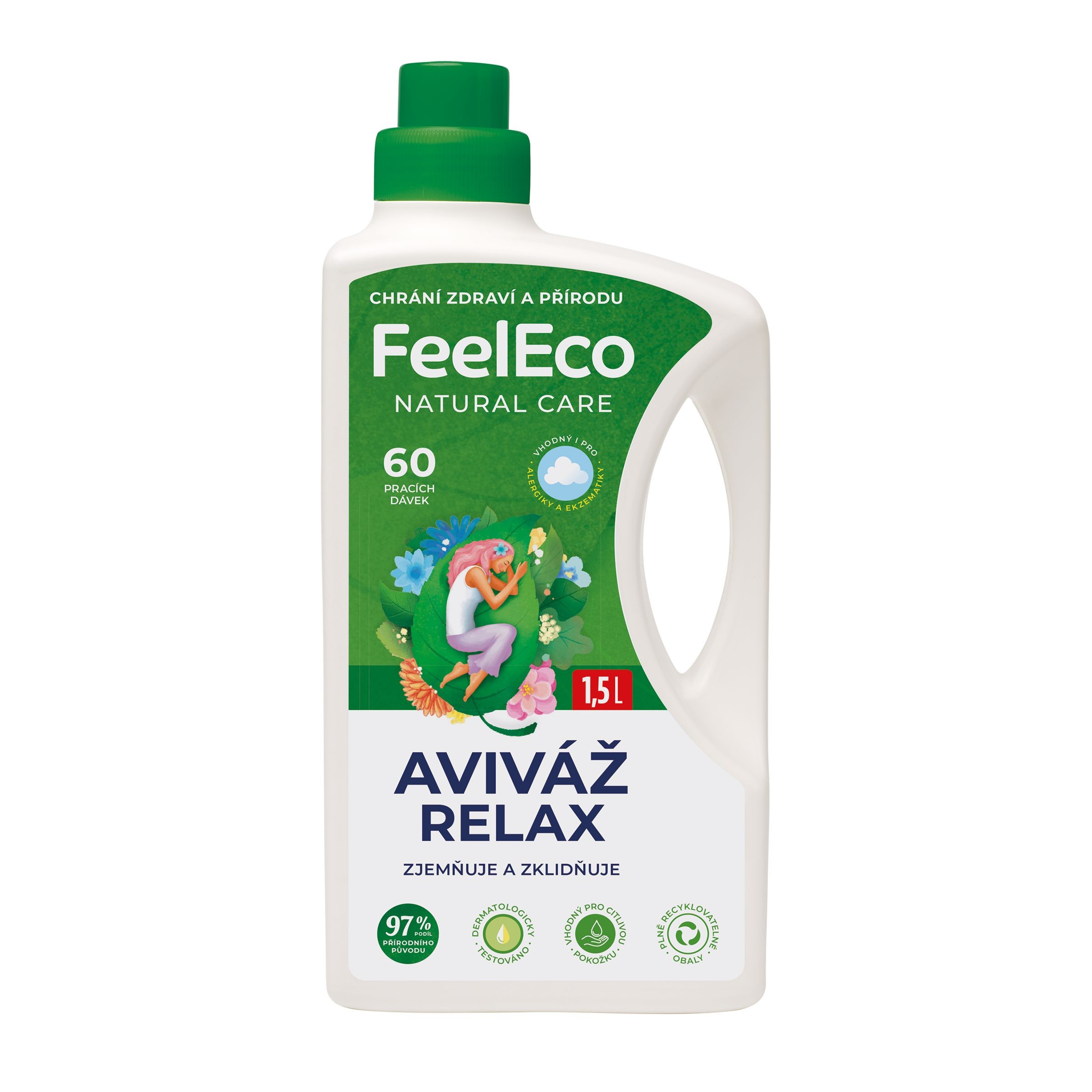 FeelEco Aviváž Relax 1,5 l, 60 pracích dávek
