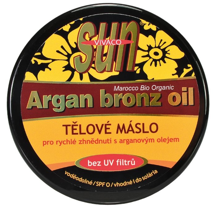 Vivaco Tělové máslo s arganovým olejem 200ml