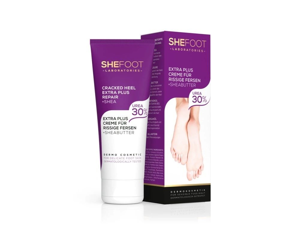 SheFoot Intenzivní regenerační péče na popraskané paty 30 % urey, 75 ml
