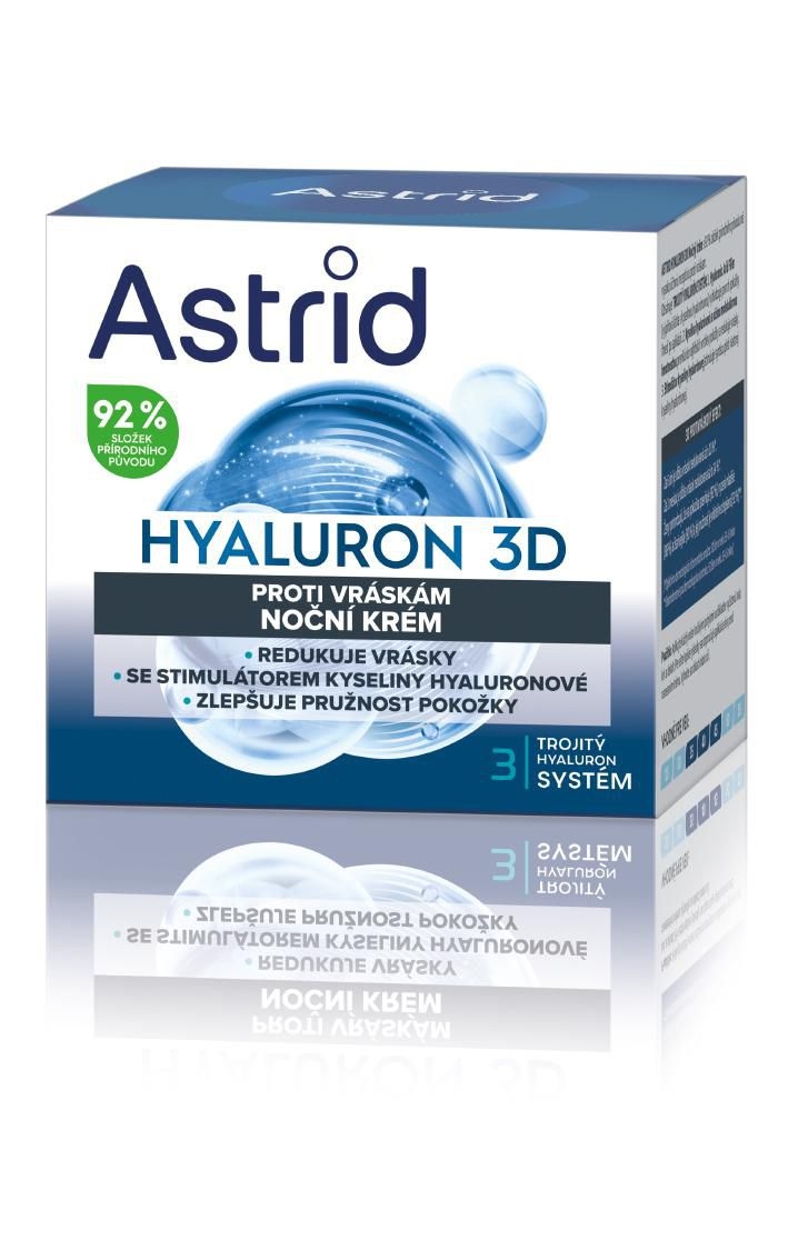 ASTRID HYALURON 3D NočnÍ krém proti vráskám 50ml