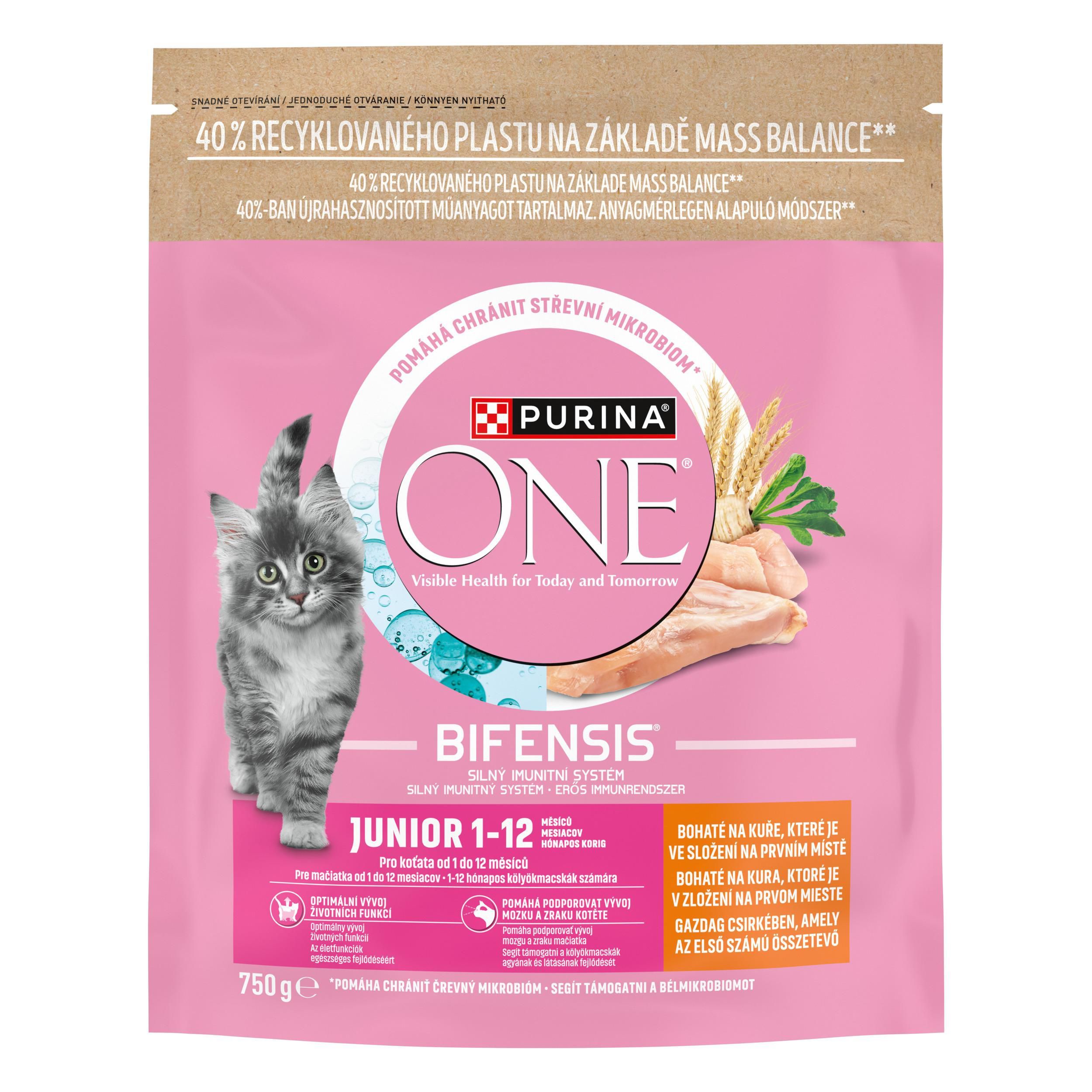 Purina ONE Bifensis Junior granule 750g