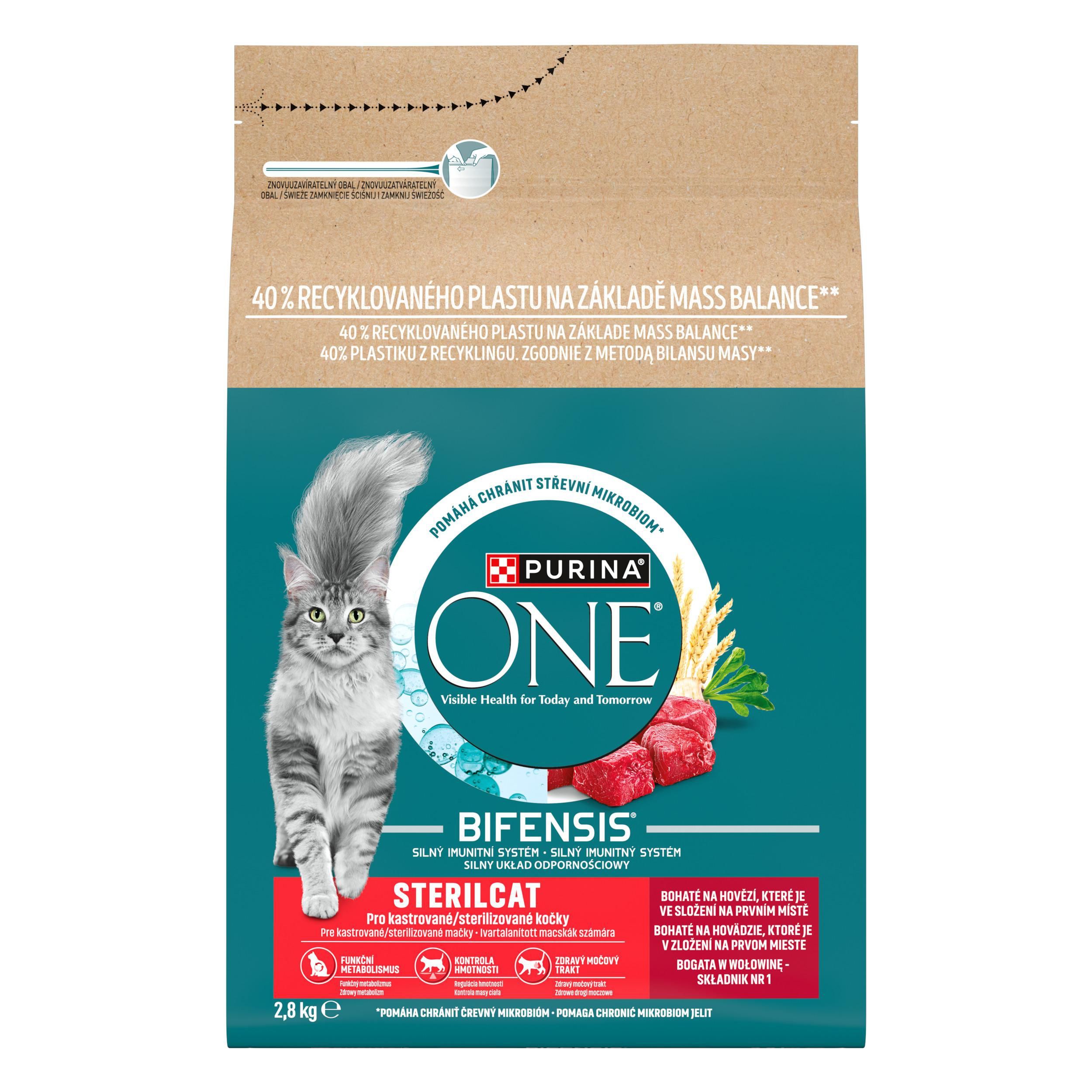 Purina ONE Bifensis Sterilised granule 2,8kg