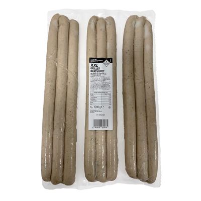 GREISINGER Klobása grilovací bílá XXL chlaz. 1,2 kg