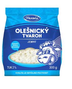 Moravia Olešnický tvaroh jemný chlaz. 300 g