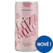 Vineyards Frizzante Rosé perlivé růžové víno 200ml