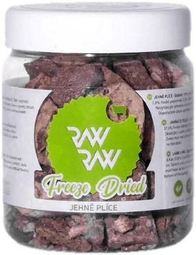 Raw Raw Mrazem sušené jehněčí plíce