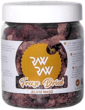 Raw Raw Mrazem sušené jelení maso