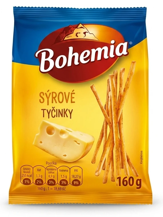 BOHEMIA Sýrové tyčinky