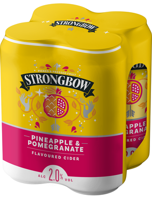 Strongbow Ananas a granátové jablko 4x440 ml