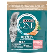 Purina ONE Bifensis Adult granule pro kočky losos 750g