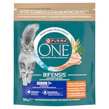 Purina ONE Bifensis Senior 7+ granule pro kočky kuře 750g