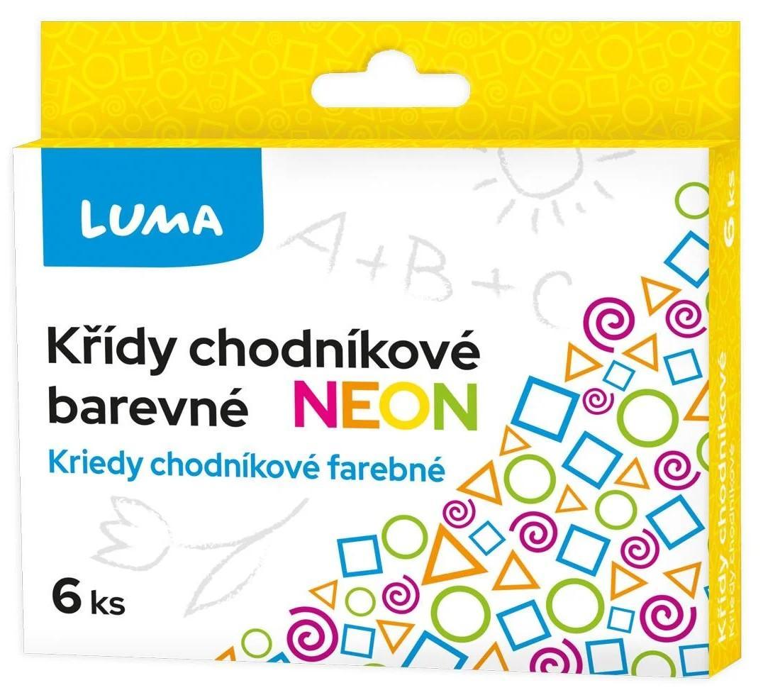 Luma Křídy chodníkové neonové v krabičce