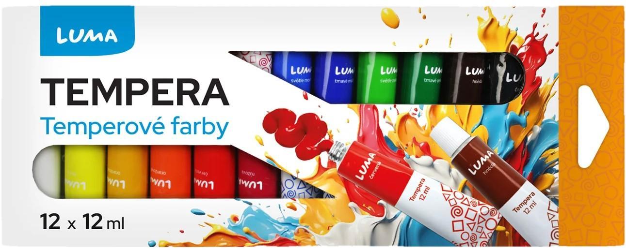 Luma Temperové barvy (12×12 ml)