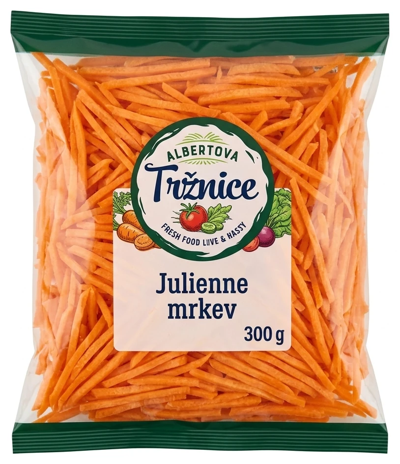 Julienne mrkev