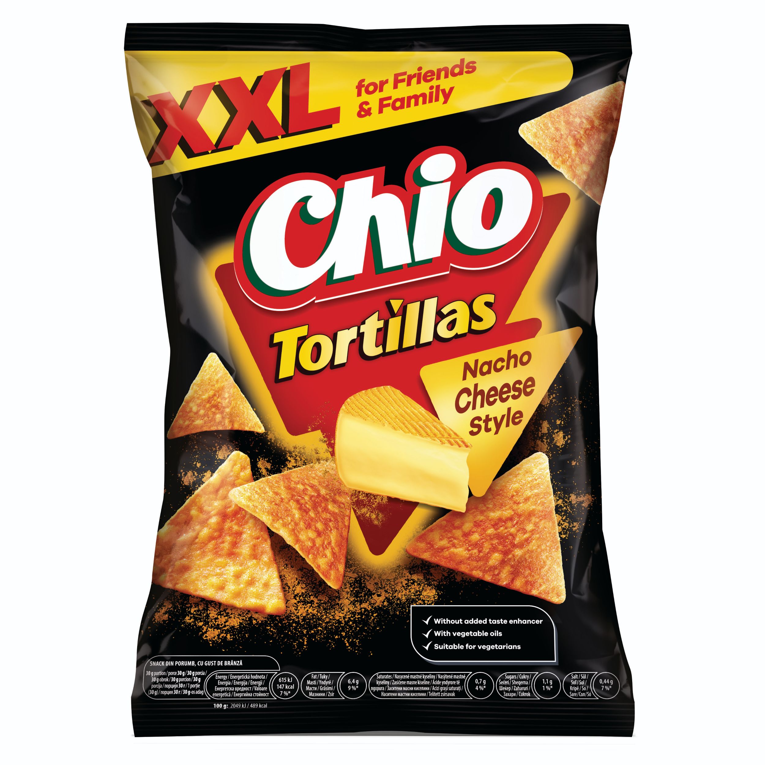 Chio Tortillas Nacho cheese 200g