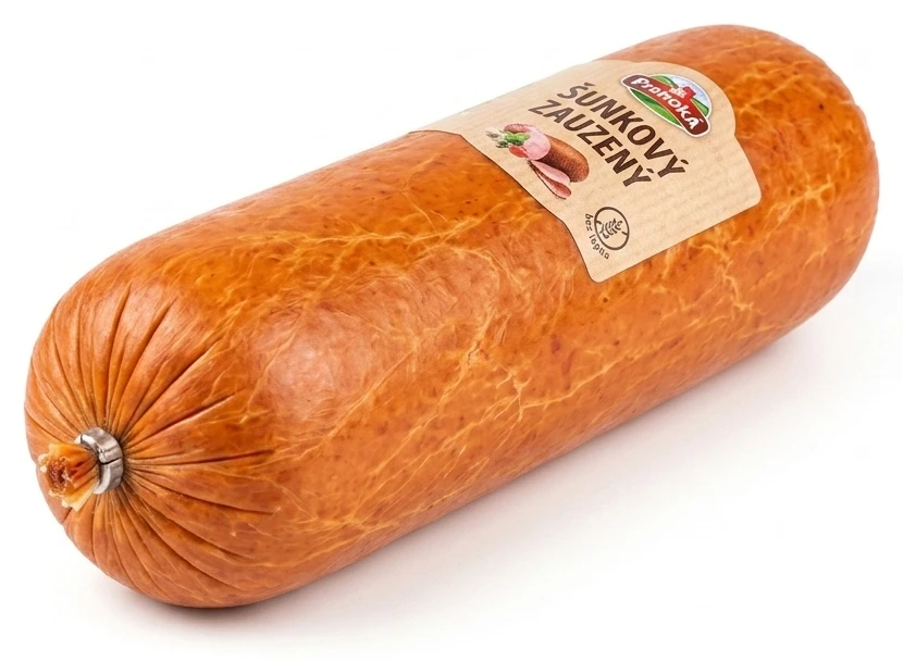 Šunkový zauzený salám z pultu lahůdek