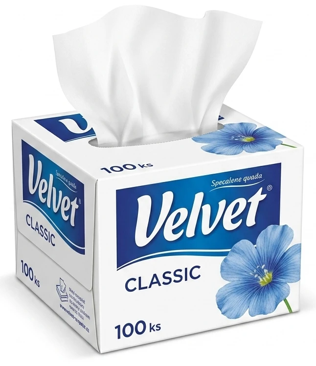 Velvet Classic Kapesníčky v boxu