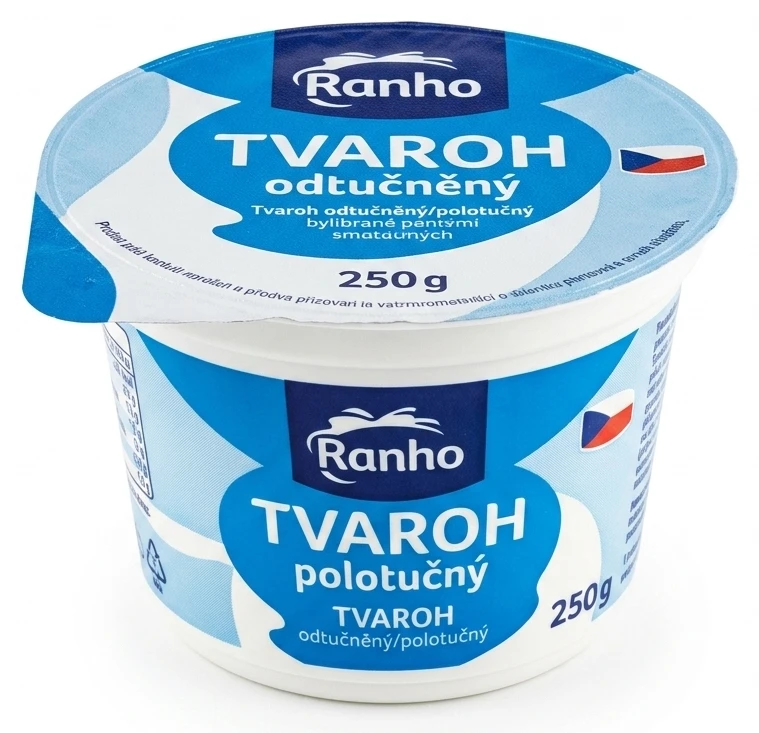 Tvaroh odtučněný/polotučný