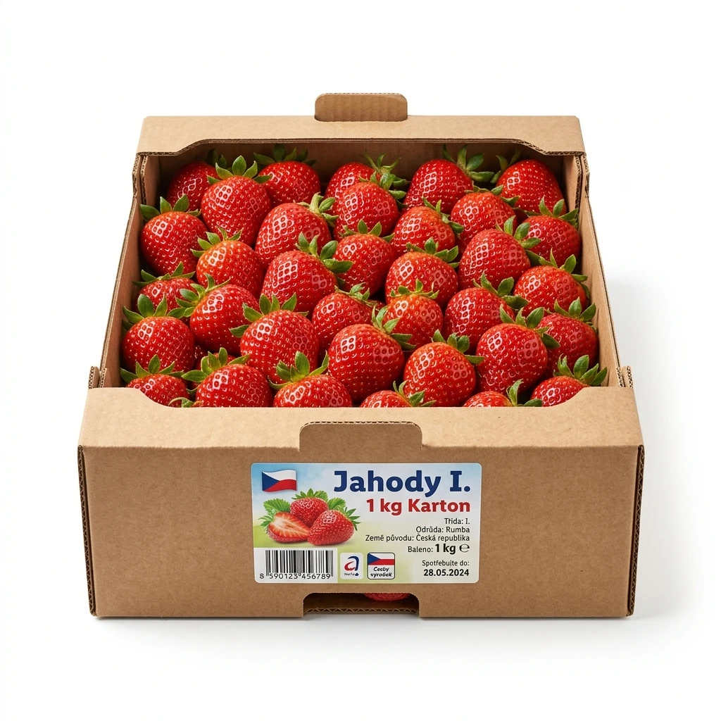 Jahody I. 1 kg karton