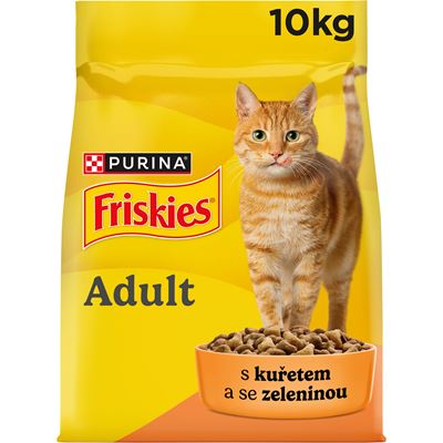 Friskies granule pro kočky kuře, zelenina 10 kg