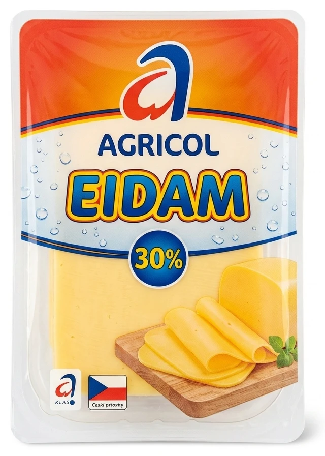 Agricol Eidam 30% sýr, plátky