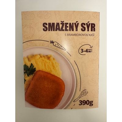 JUST4FOOD Smažený sýr s kaší chlaz. 390 g