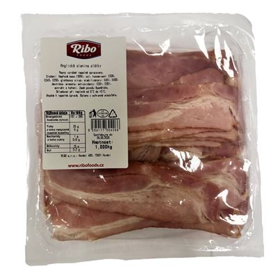 Ribo Anglická slanina plátky chlaz. 1 kg