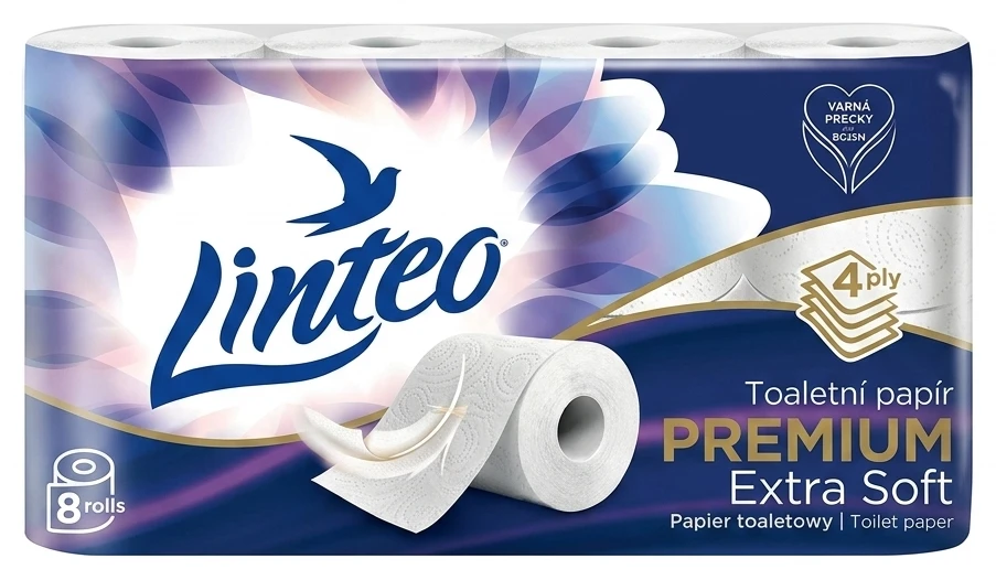 LINTEO Toaletní papír Premium 4vrstvý