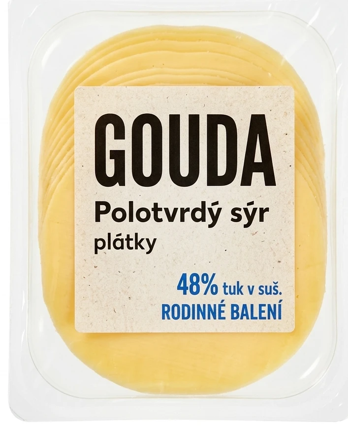 Gouda Polotvrdý sýr