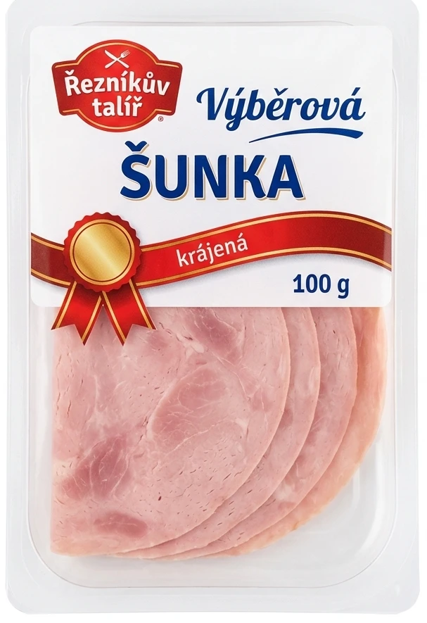 Výběrová šunka Řezníkův talíř krájená