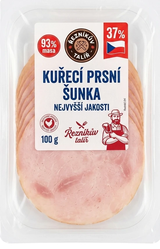 Kuřecí prsní šunka nejvyšší jakosti