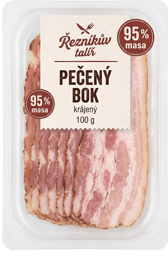 Pečený bok krájený