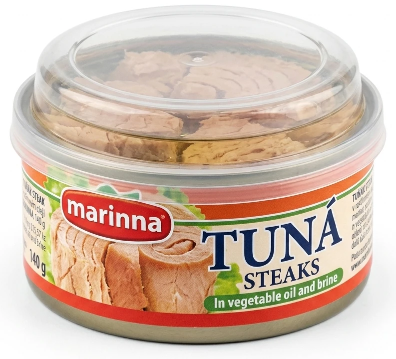 Tuňák steak v rostlinném oleji Marinna