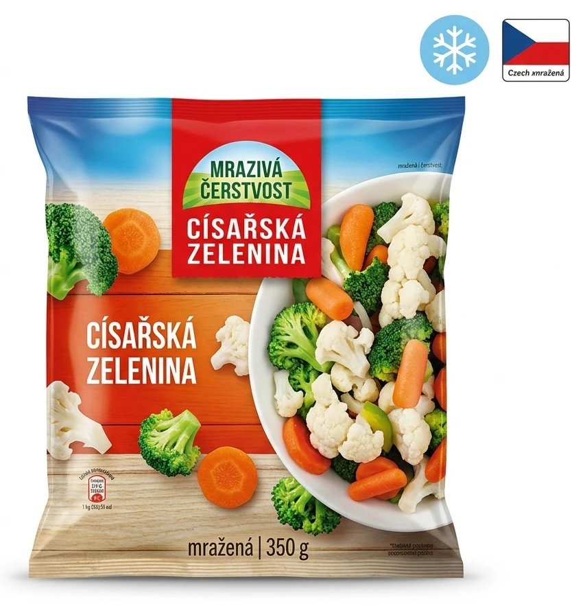Císařská zelenina mraziva čerstvost