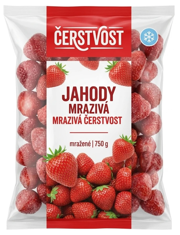 Jahody mraziva čerstvost
