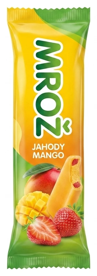 Zmrzlina Mrož jahody, mango