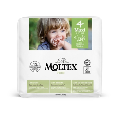 Moltex Pure  Plenky Maxi (7-14 kg)