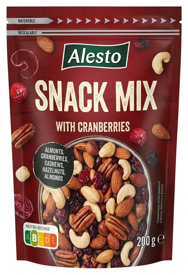 Alesto Snack Mix Směs ořechů a ovoce