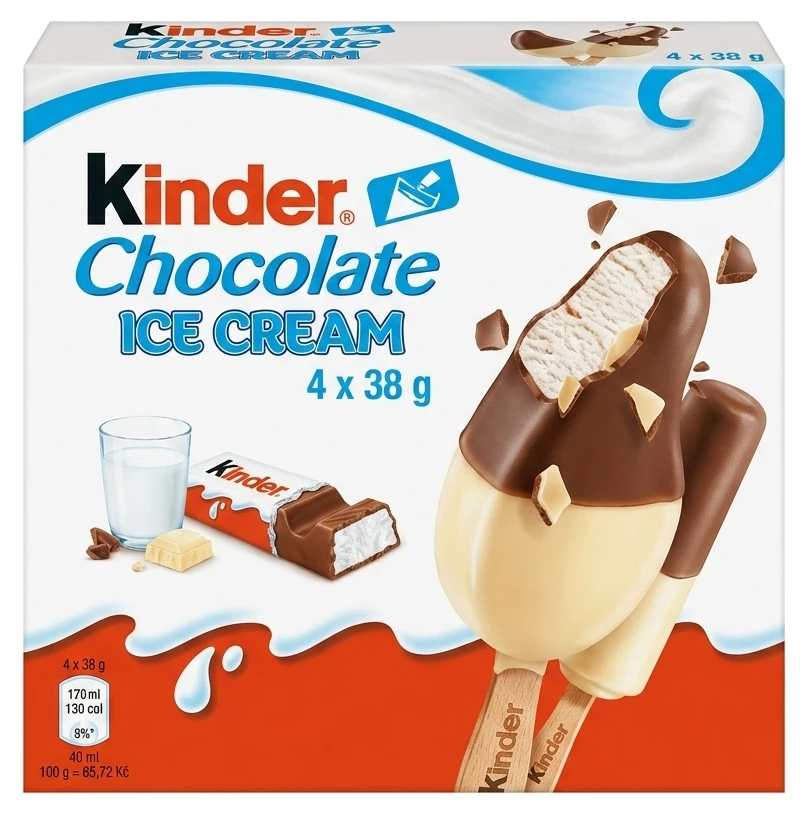 Zmrzlina Kinder čokoláda