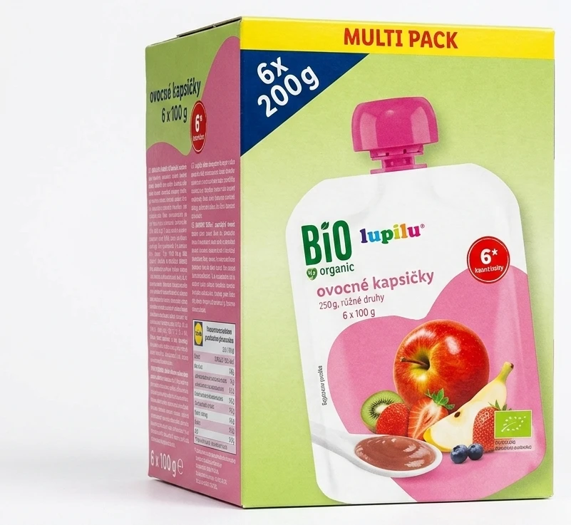 Lupilu Bio ovocné kapsičky