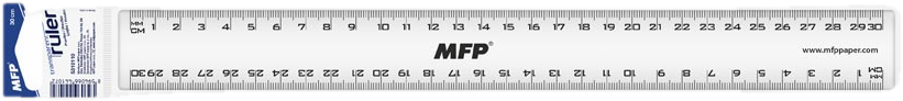 MFP Pravítko čiré 30 cm
