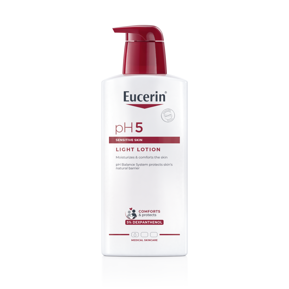 EUCERIN pH5 tělové mléko lehká textura 400ml