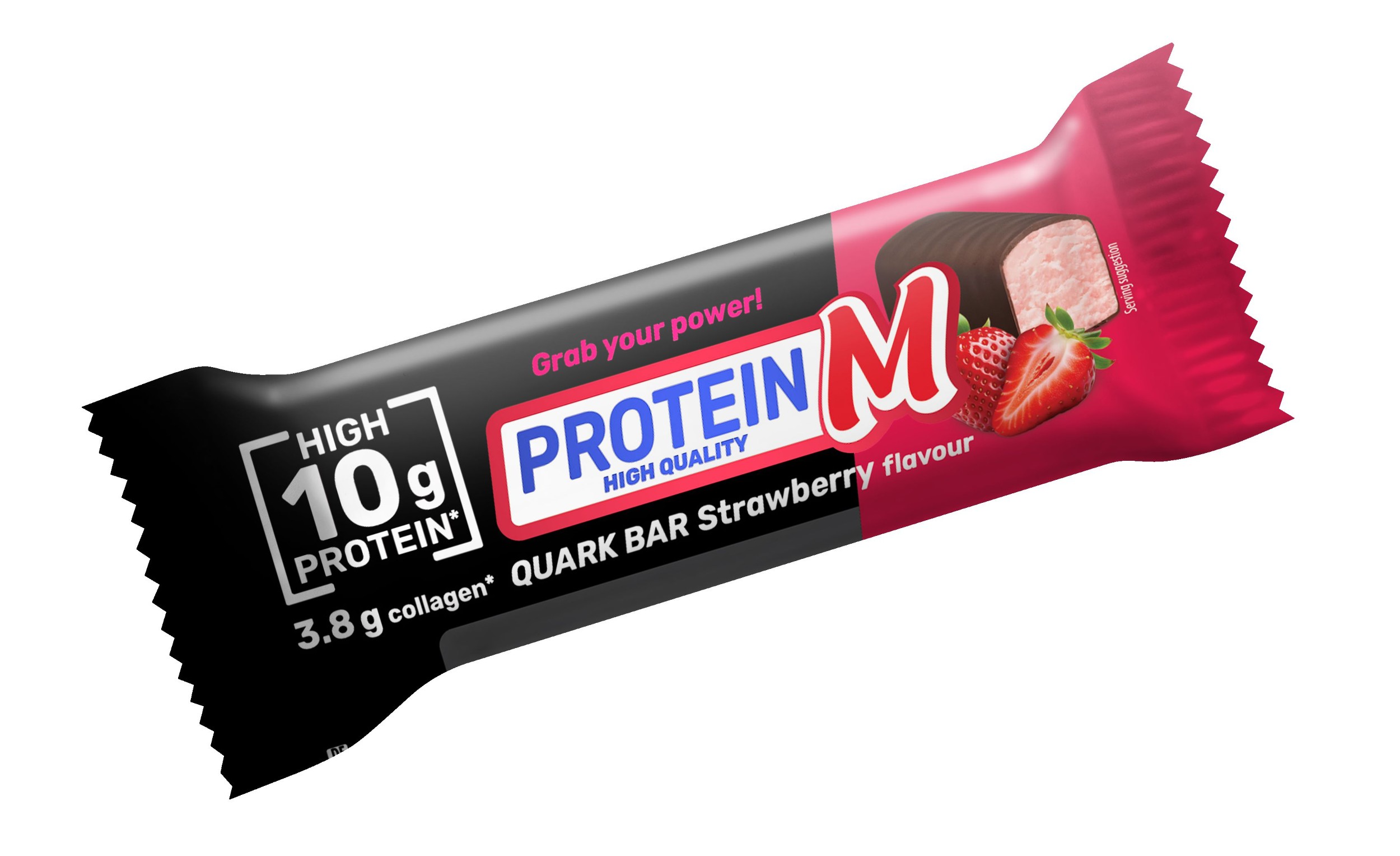 Protein M snack s jahodovou příchutí 40g
