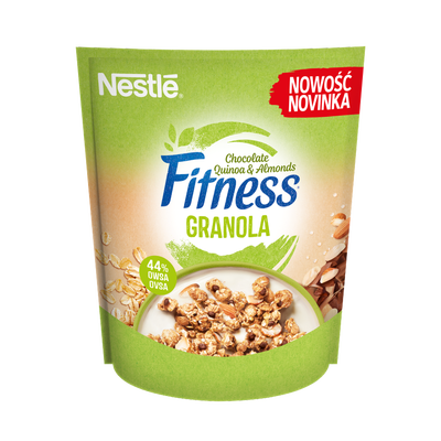 Nestle Fitness Granola čokoláda, quinoa a mandle