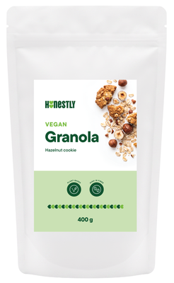 Honestly Vegan Granola hazelnut cookie