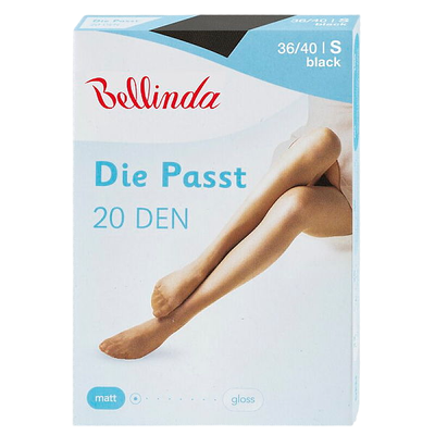 Bellinda Punčochové kalhoty Die passt černé, 20 DEN vel.S