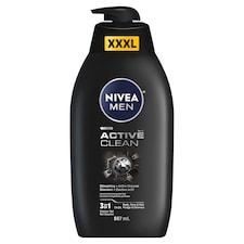 Nivea Men Active Clean 3 v 1 Sprchový gel 887ml