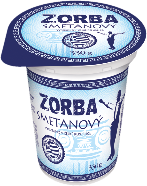 Zorba Smetanový jogurt natur 10%
