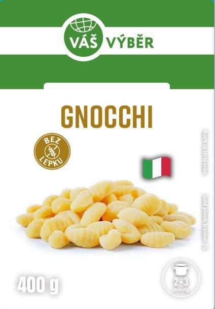 Váš Výběr Gnocchi bez lepku 400g